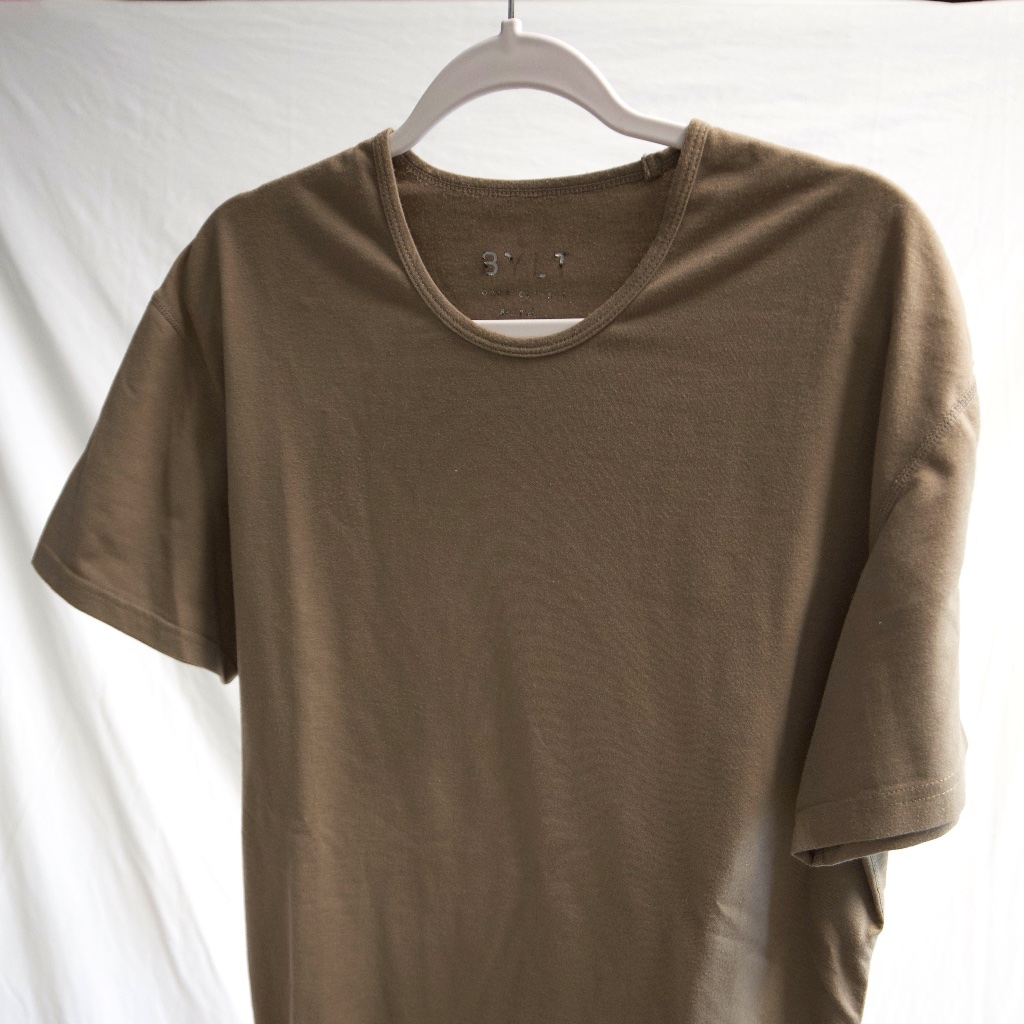 Bylt Grey Drop Cut Shirt
